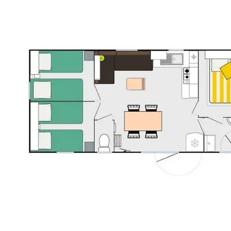 Zecamping 4 Etoiles Piscine Locatif Clim 52m2 8 Pers *